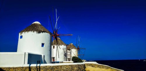 Life's About Experiences - Mykonos Windmills